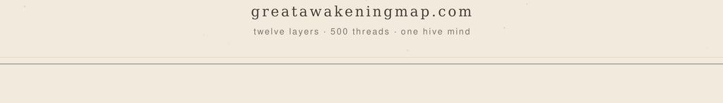 The Great Awakening Map Poster — Light Edition (24×36)