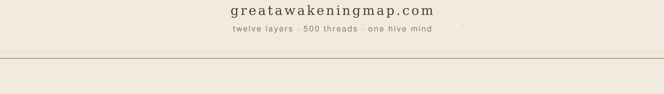 The Great Awakening Map Poster — Light Edition (24×36)